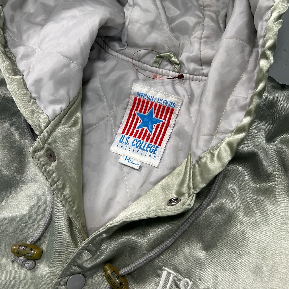 U.S. COLLEGE 와펜패치 후드 점퍼  상품이미지8
