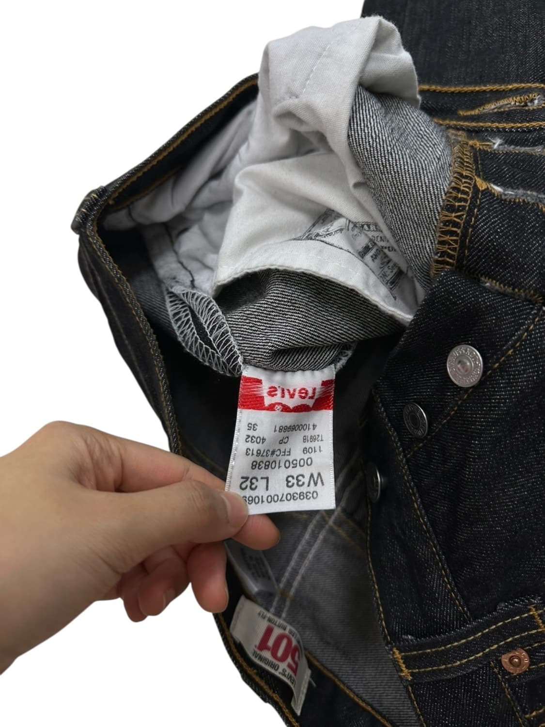 00s 리바이스 501 블랙데님 (33)  상품이미지7