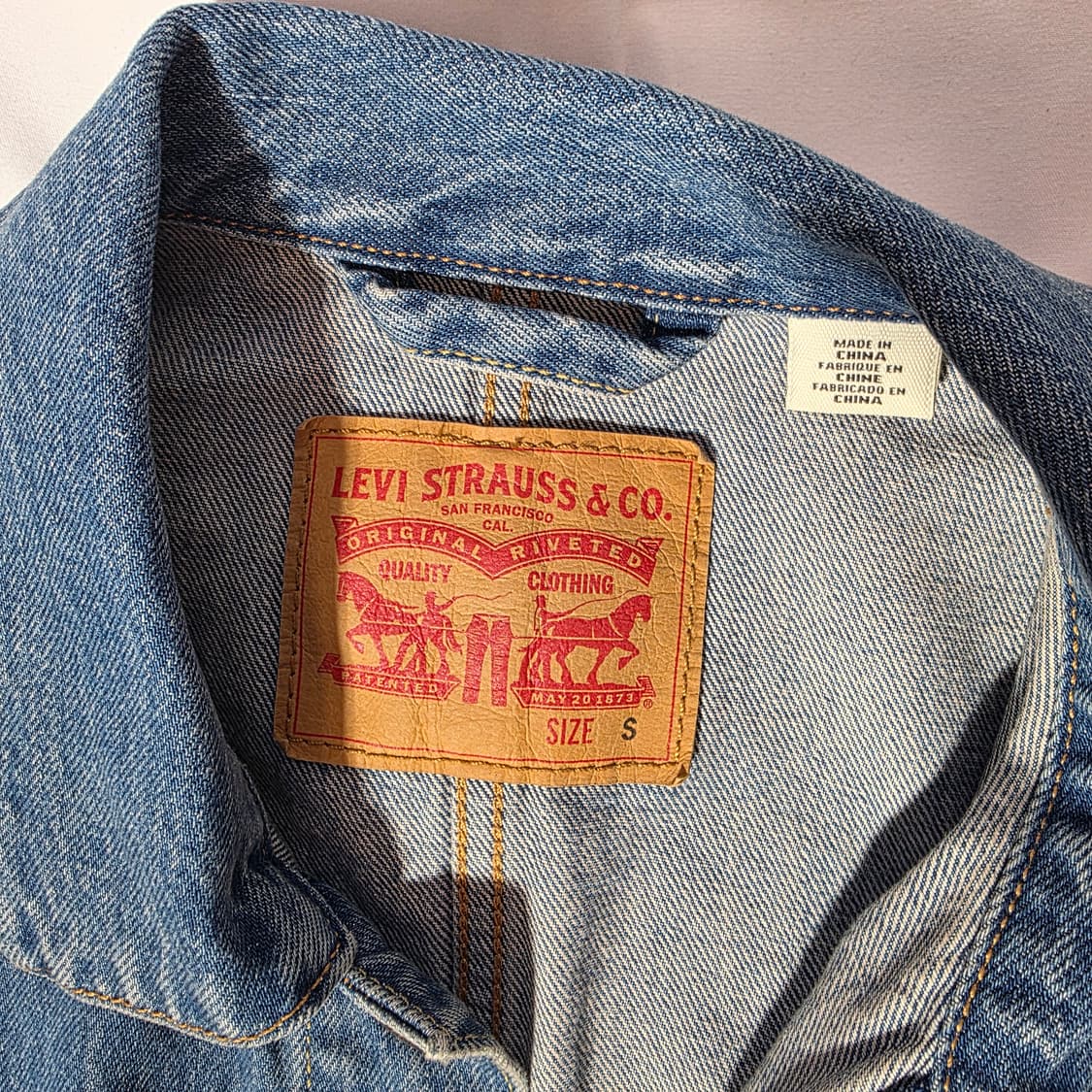 [S]리바이스 데님 초어 자켓 상품이미지2