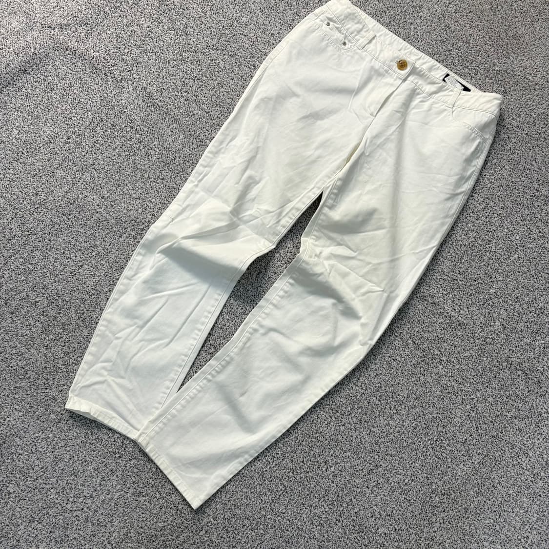 67-91 헤지스 여성 화이트 팬츠 0325J 상품이미지1