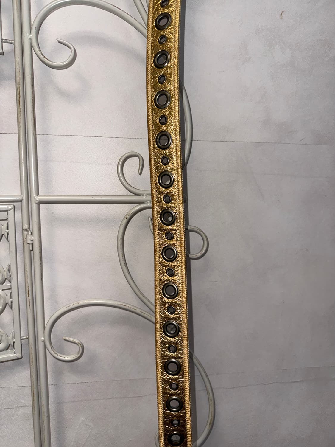 Gold punching oriental buckle belt 상품이미지5