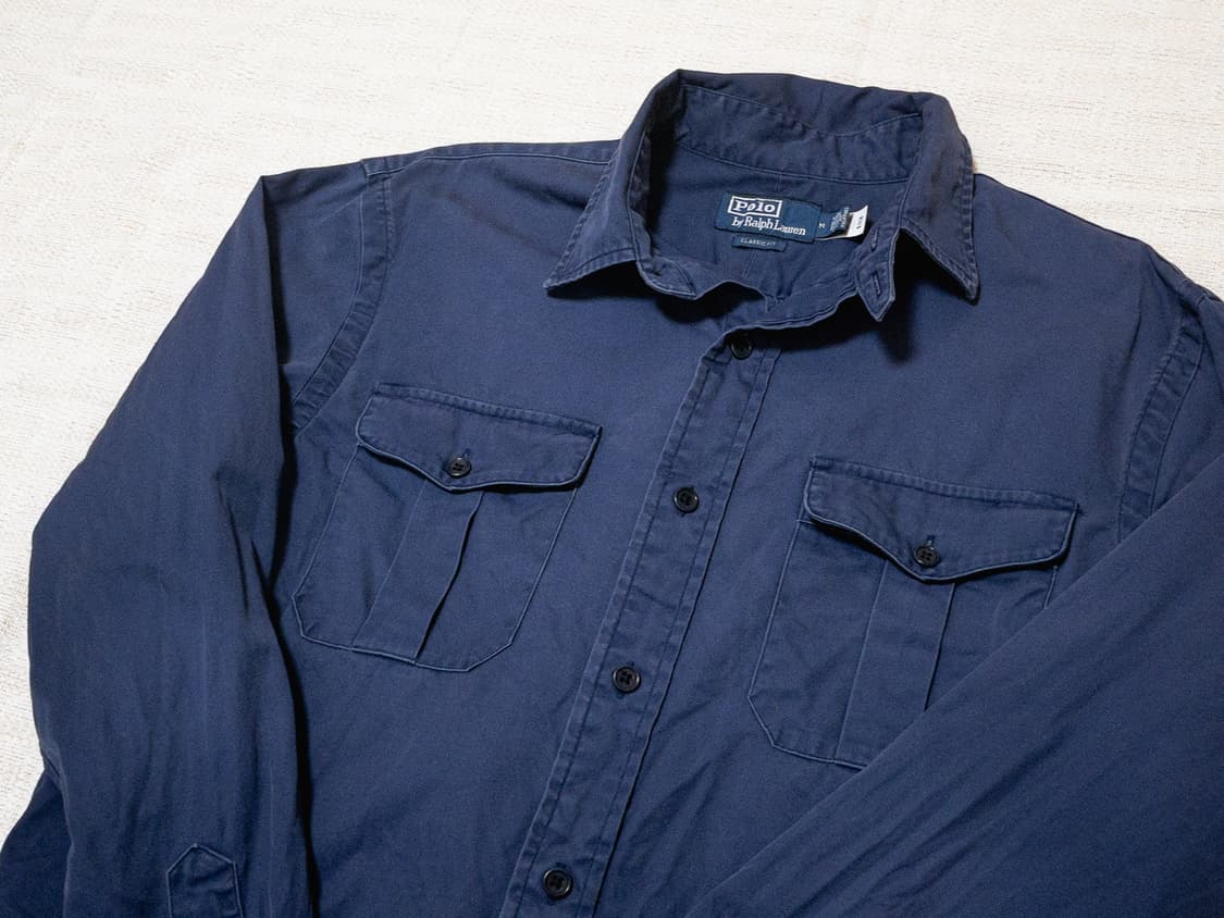 폴로 랄프로렌 클래식핏 치노 워크셔츠 M 사이즈 상품이미지1