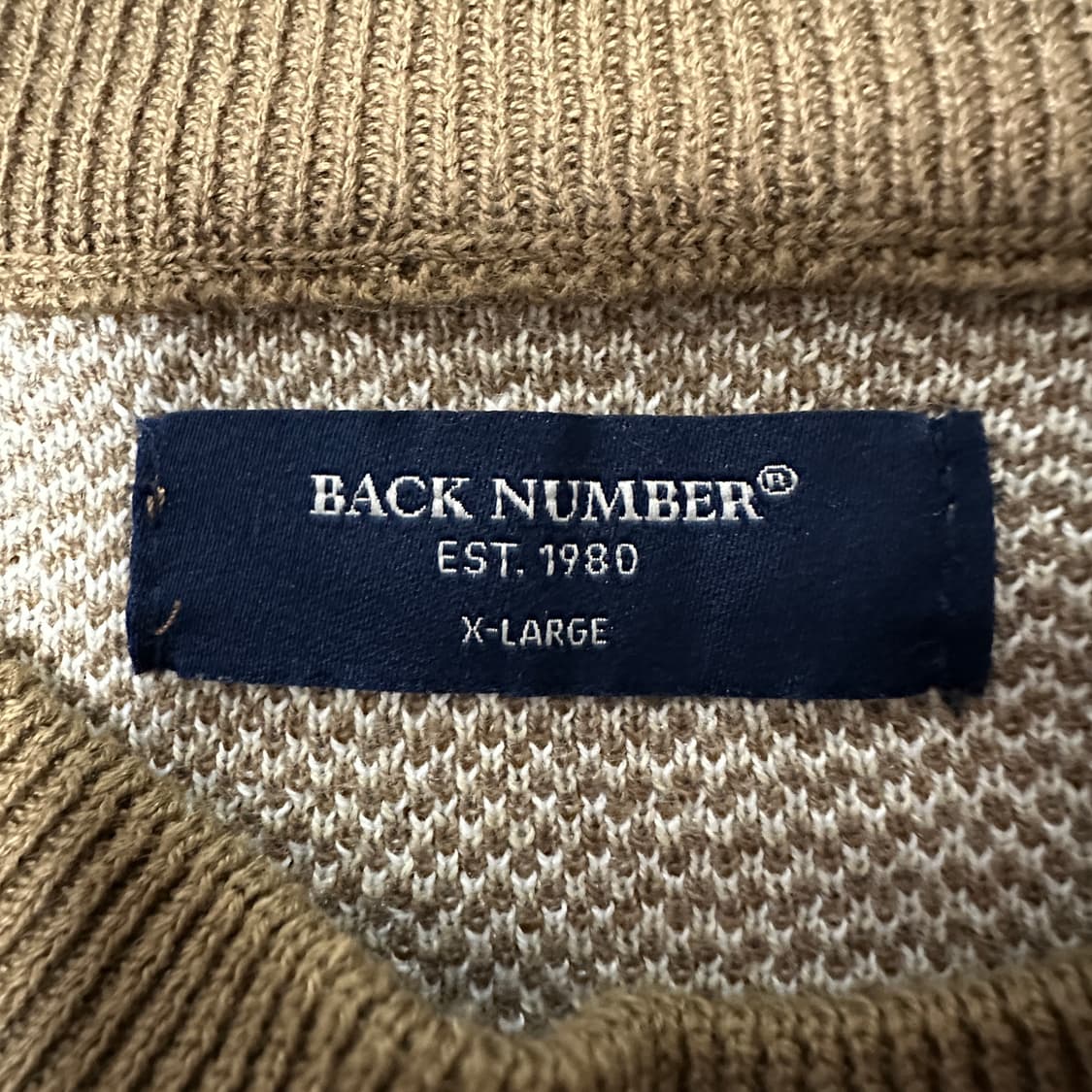 BACK NUMBER knit vest 상품이미지3