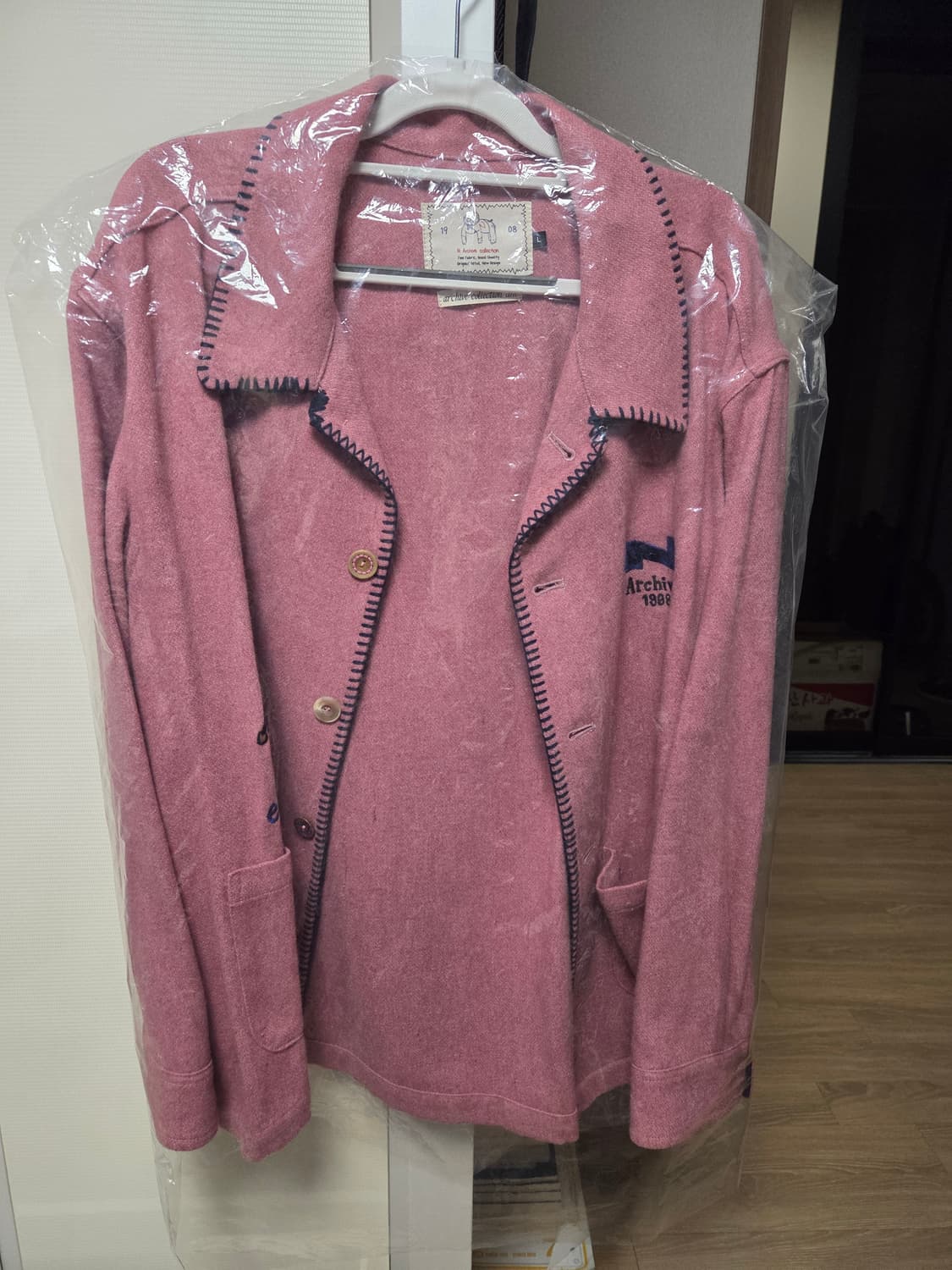 [COLLECTION LINE] 빈티지 아카이브 디테일 울 자켓 핑크 상품이미지9