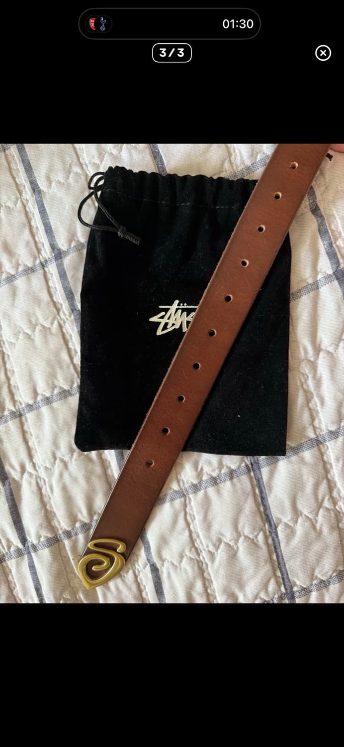 스투시 메탈 S tip belt desert 상품이미지2