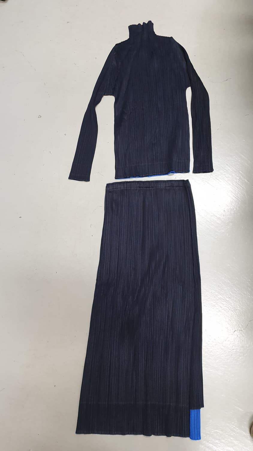 플리츠 플리즈 이세미야키 상하의새트 상품이미지2