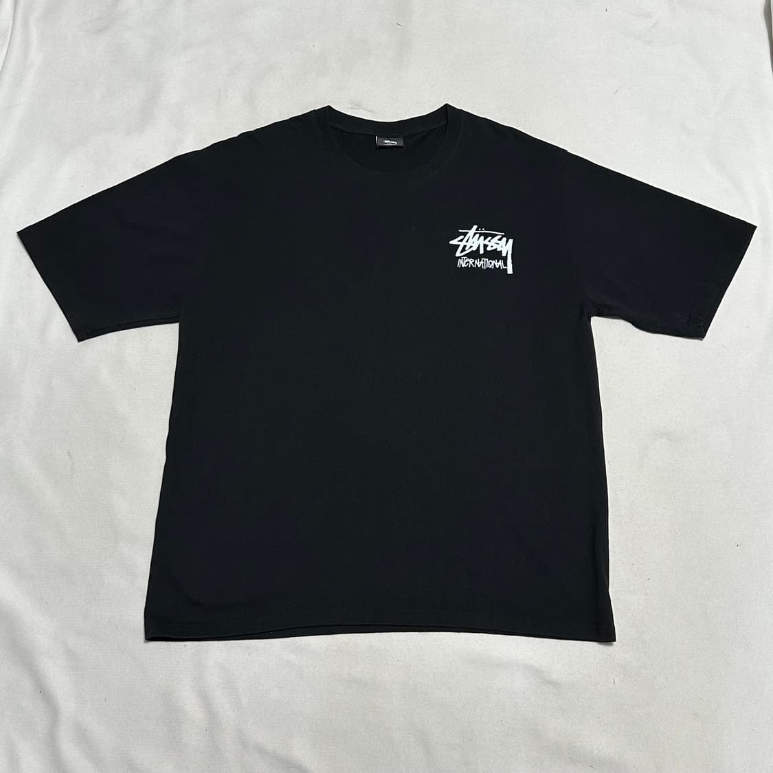 2XL 스투시 블랙 반팔티 상품이미지2