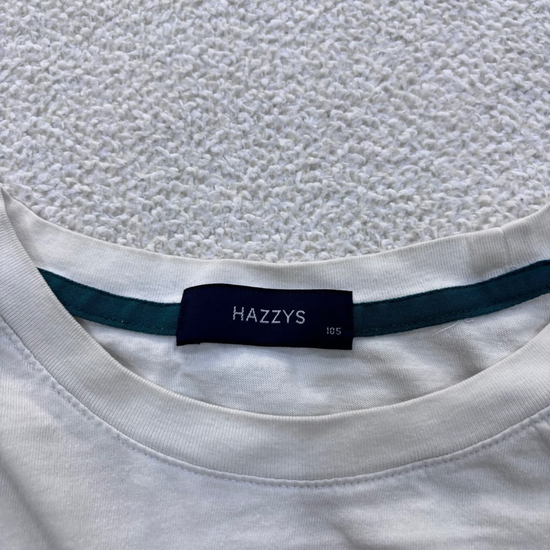 105 헤지스 퍼피자수 반팔 티셔츠 0330E 상품이미지3