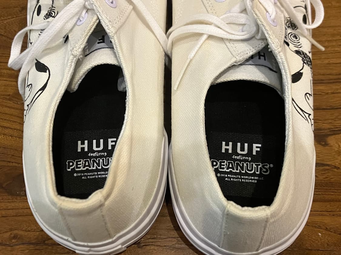 HUF 허프 x 피너츠 스누피 협업 캔버스 로우 스니커즈 280 상품이미지5