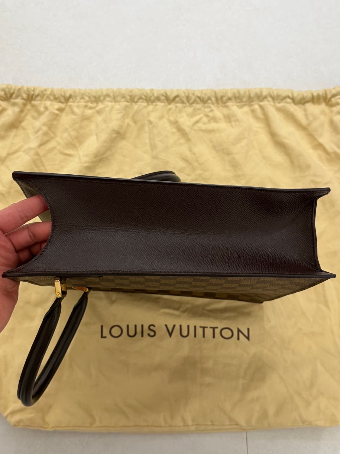 루이비통 다미에 에벤 삭 플라 토트백 상품이미지6