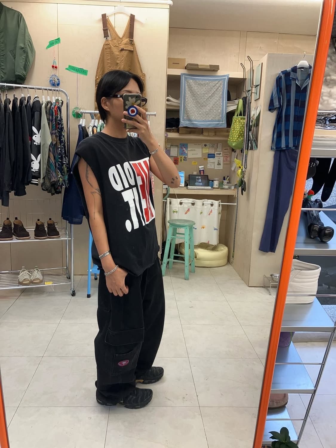 Hanes cutting sleeveless  상품이미지8