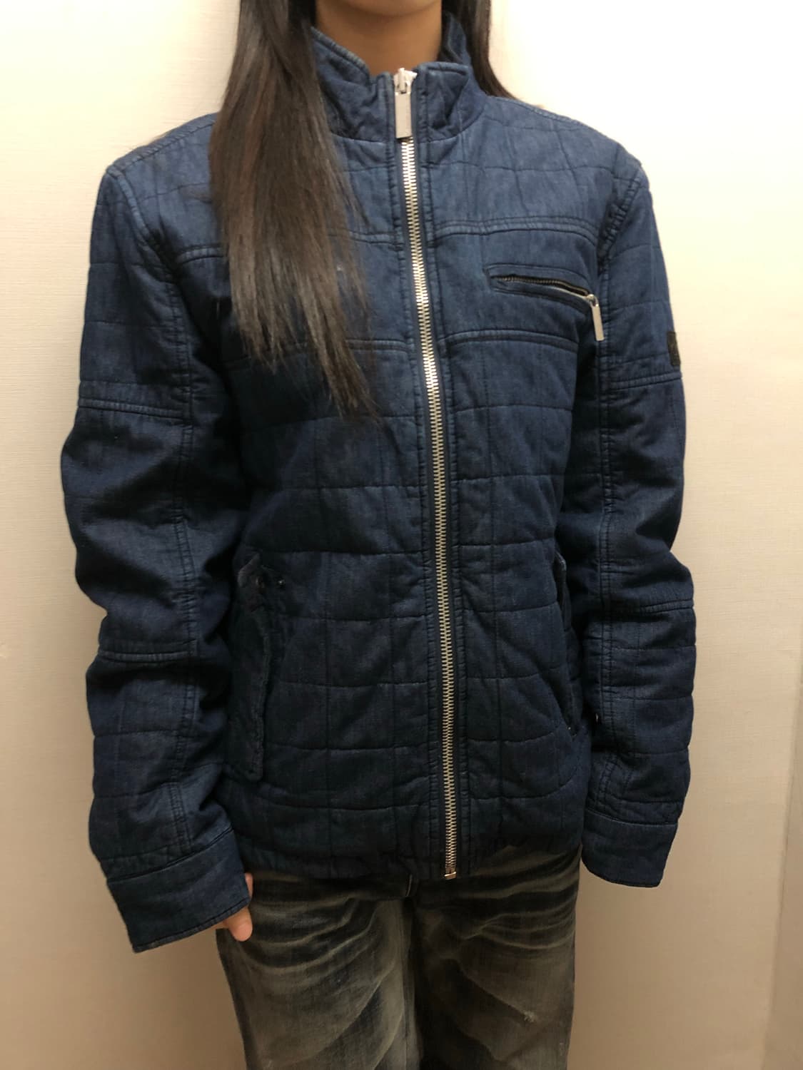 빈티지 켈빈클라인 데님 펑크 자켓 상품이미지5