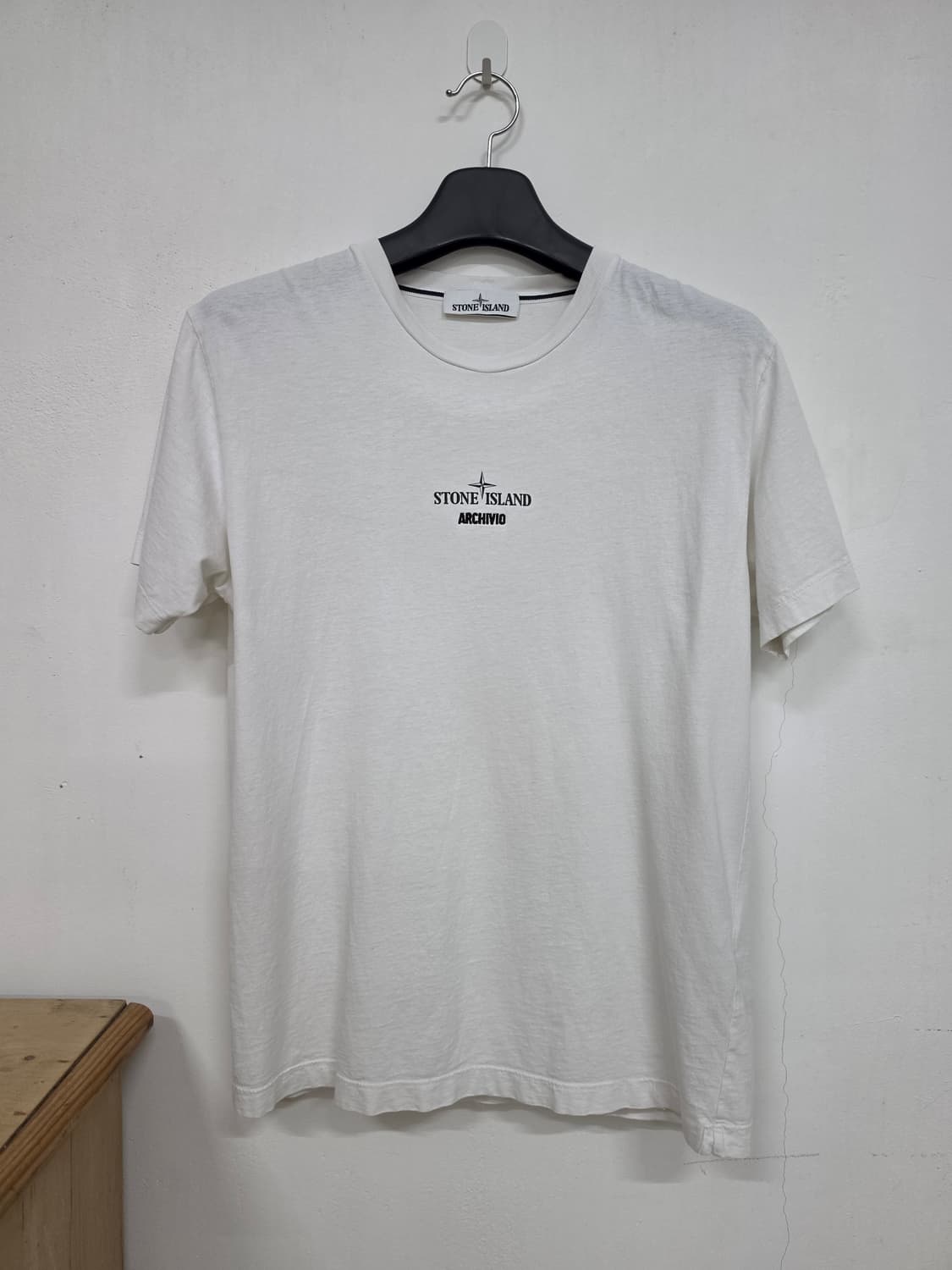 21SS 스톤 아일랜드 ARCHIVIO 흰 티셔츠 상품이미지2