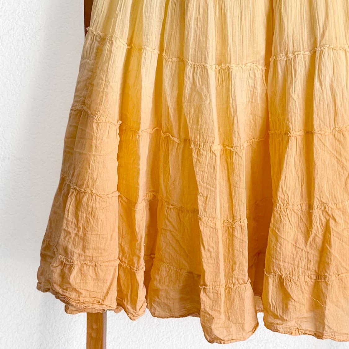 버터 옐로우 캉캉 롱 스커트 상품이미지3
