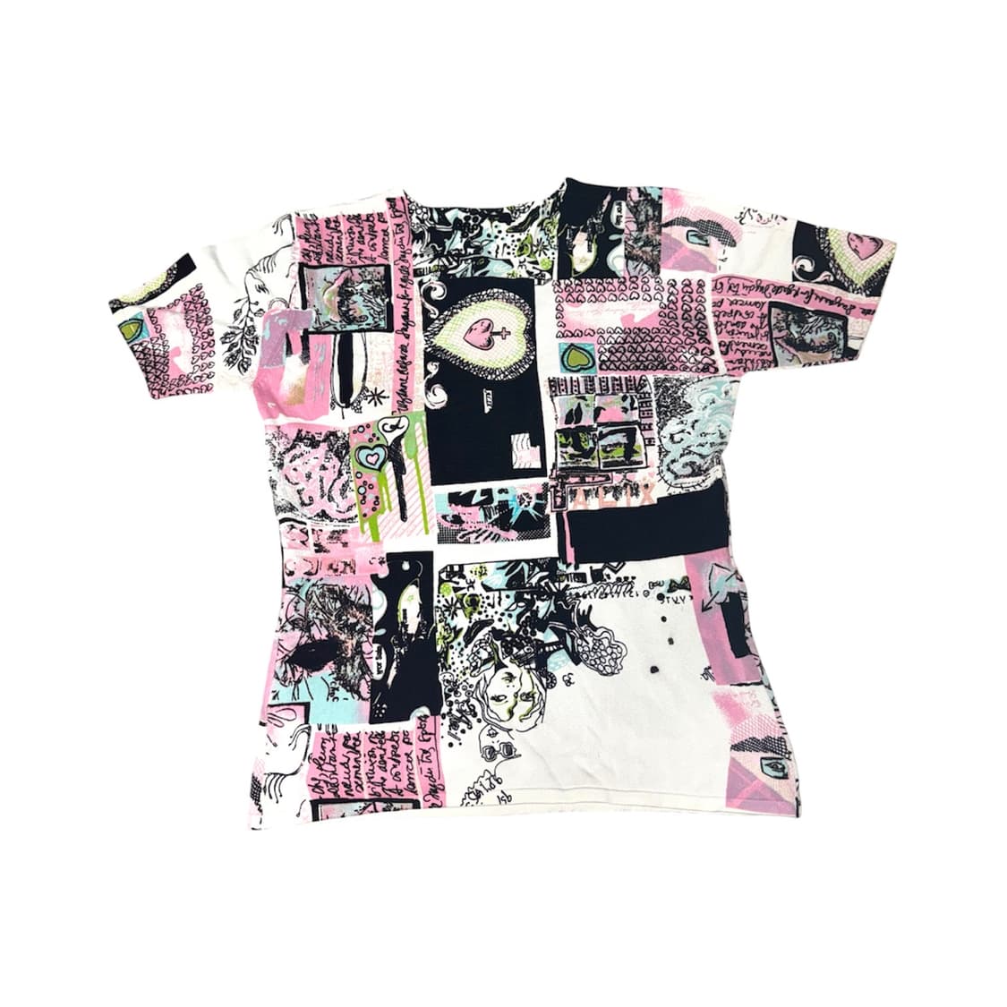 Vintage Graphic Patchwork Tee  상품이미지2