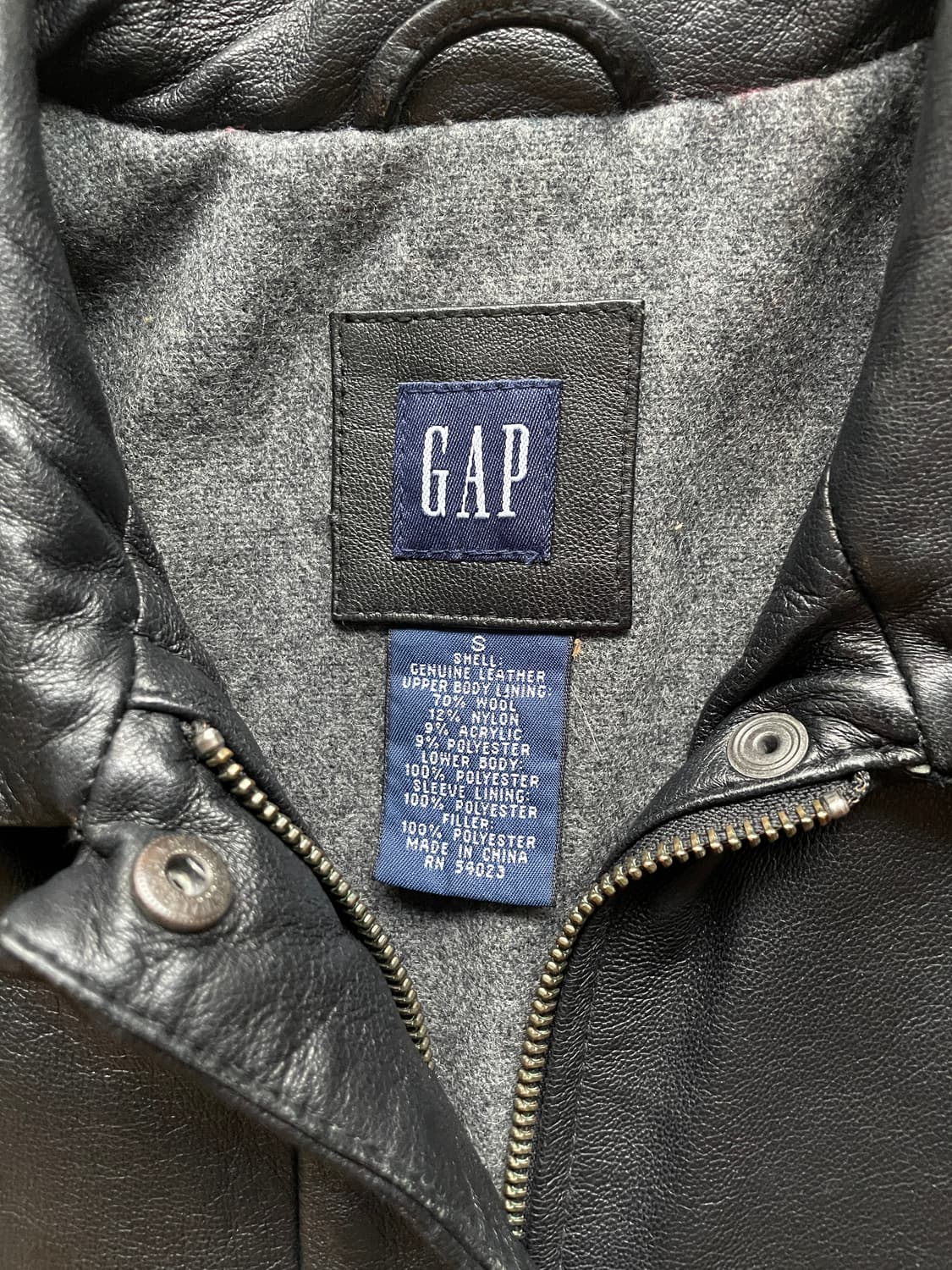 90s 올드갭 우먼스 레더 카코트 gap carcoat 상품이미지3