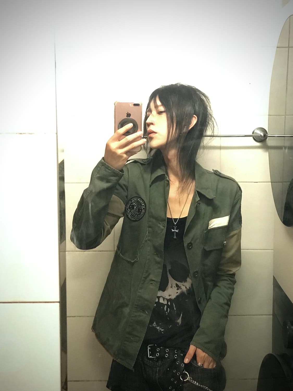 (Sergeant salutes)patchwork military shi 상품이미지8