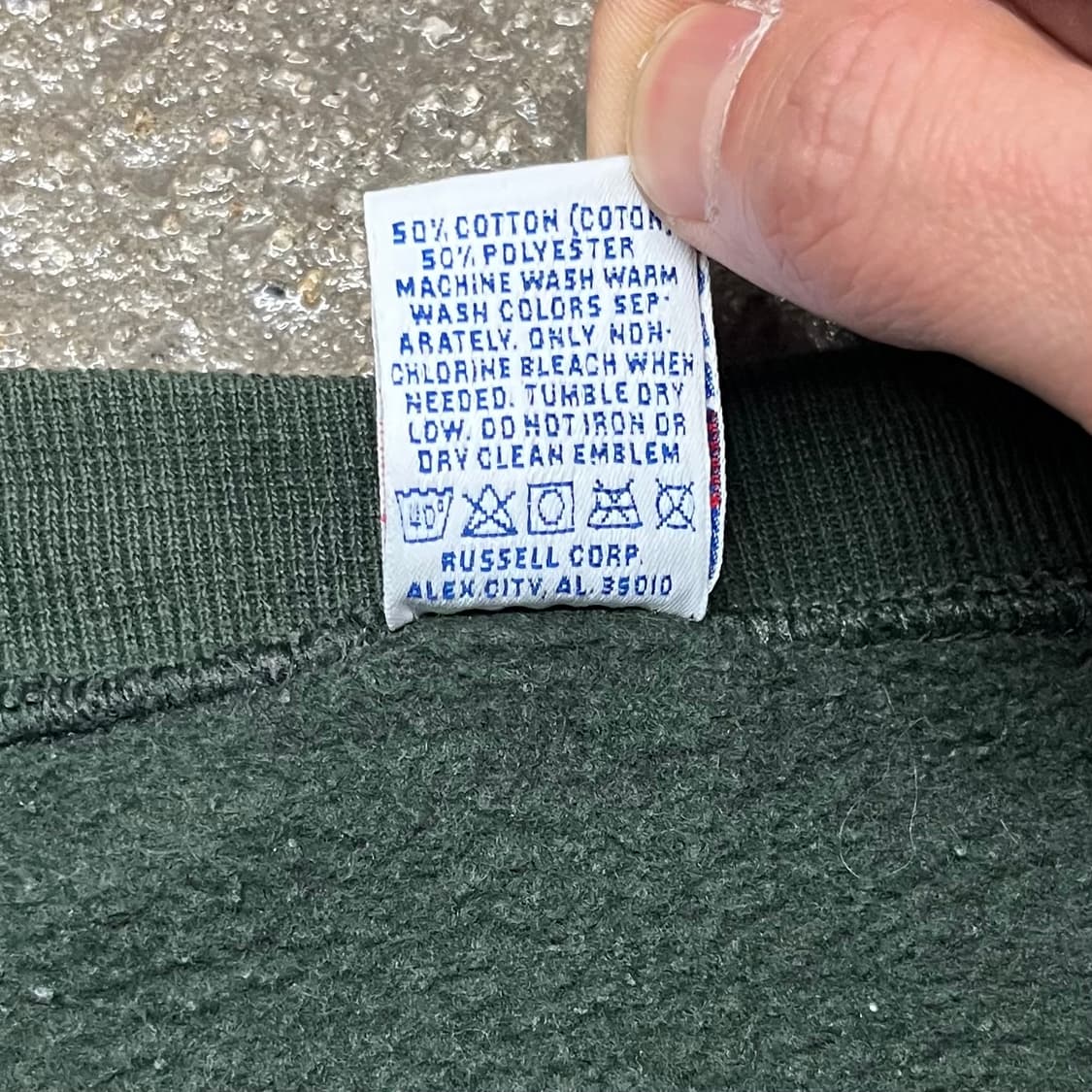 90-00s  러셀 블랭크 스웻셔츠 (110) 상품이미지4