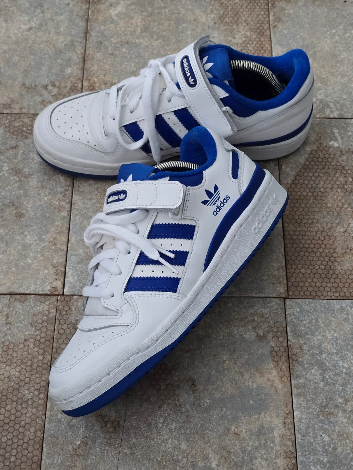 (240)아디다스 포럼 로우 로얄 블루 상품이미지3
