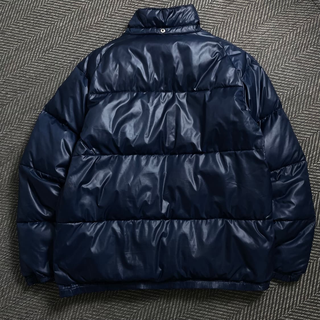 00s 아디다스 네온 자수로고 네이비 패딩 점퍼o 4523 상품이미지4