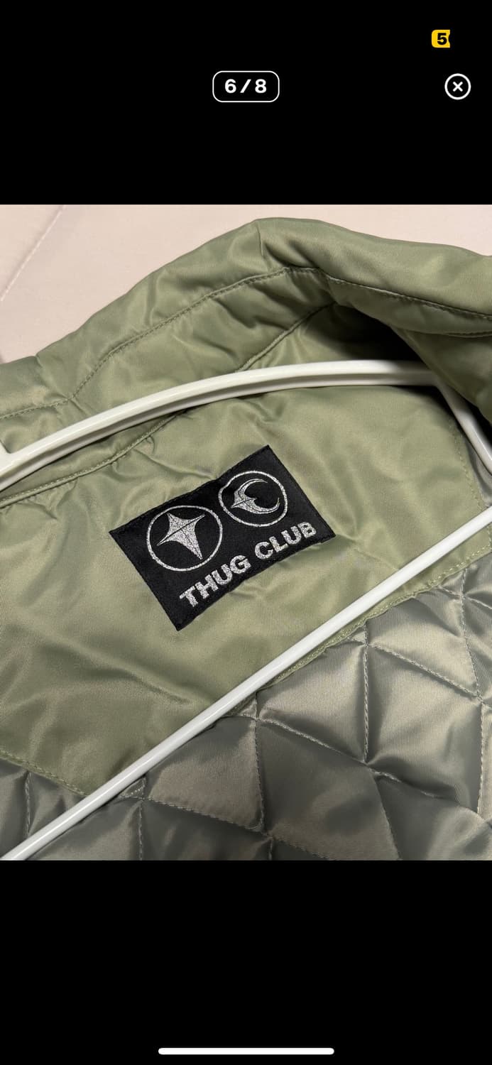 떠그클럽 어버드 라이트닝 봄버 올리브 3사이즈  상품이미지6