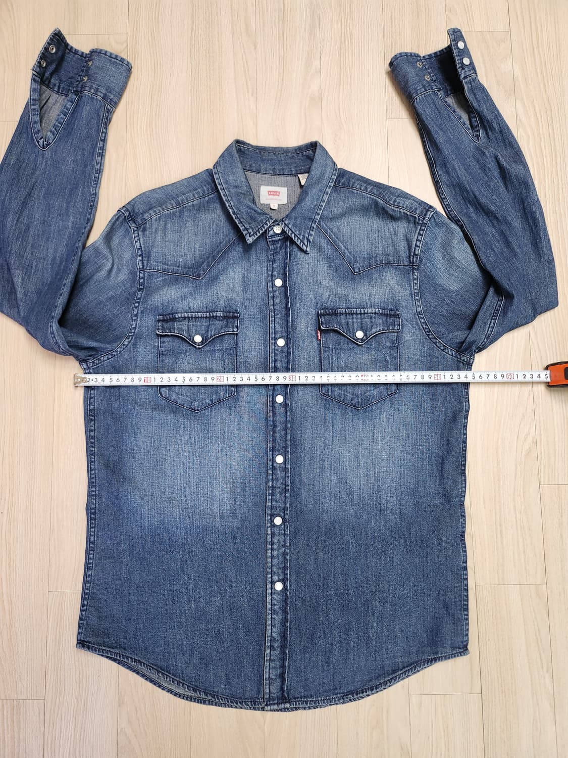 리바이스 웨스턴데님셔츠 (M 상품이미지5