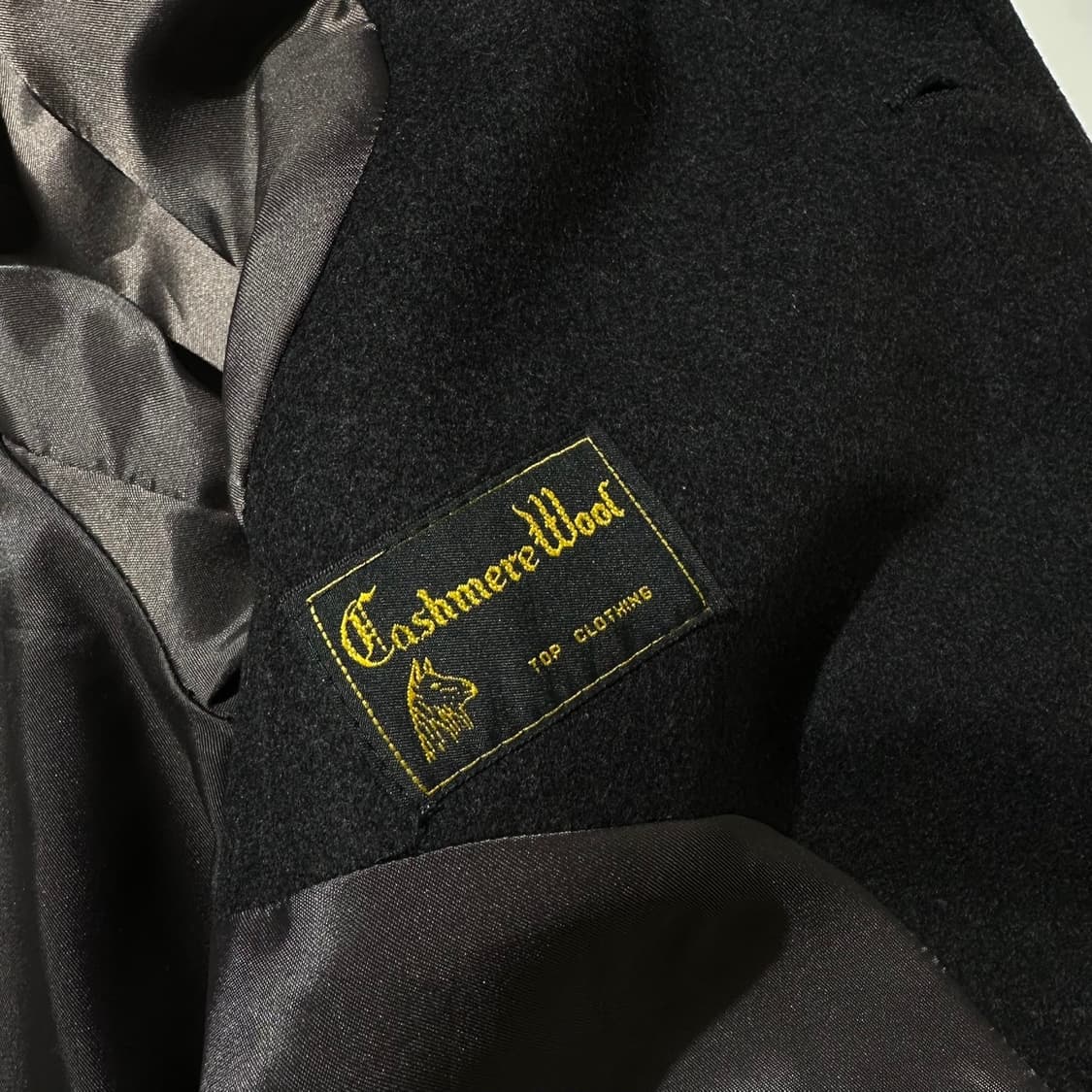 알렉산더 맥퀸 울 캐시미어 싱글 발마칸 롱코트 상품이미지9