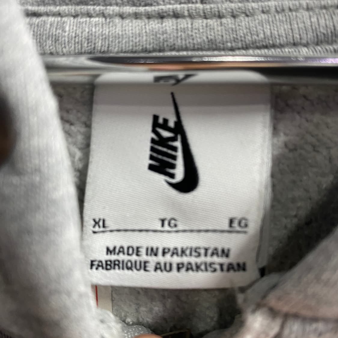 나이키 스몰로고 그레이 후드집업 B3648 상품이미지4