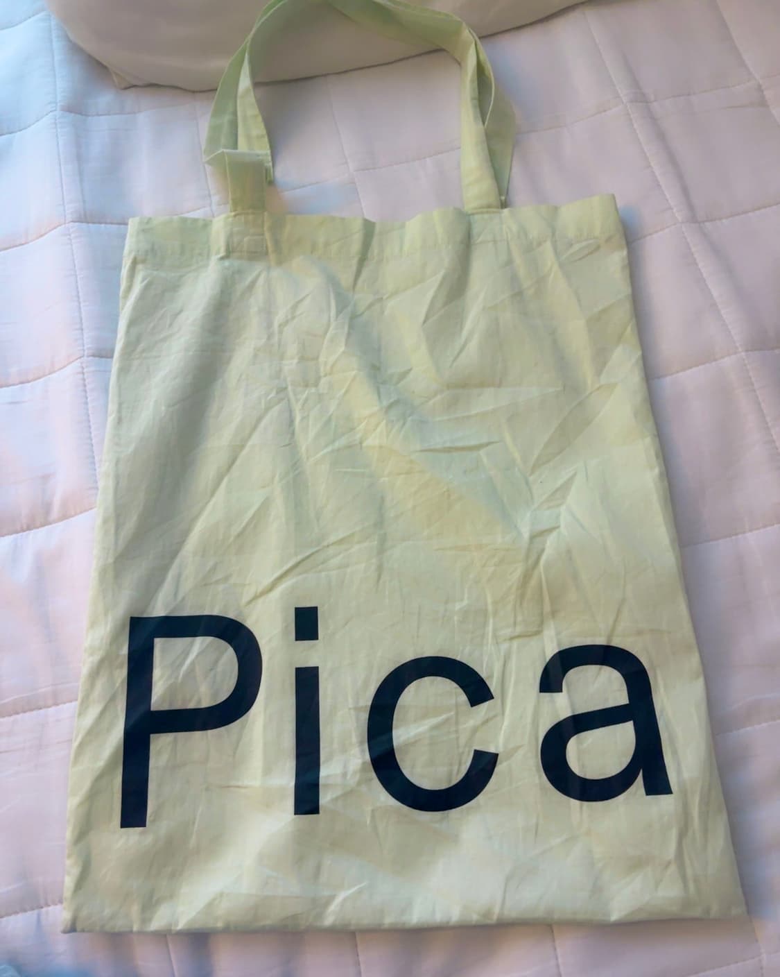 Pica 파이카 로고 솔더백 라임 상품이미지2