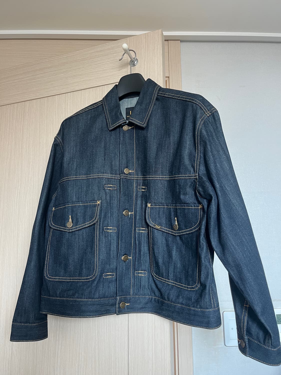 Lee  리 코듀라 RAW데님 1ST 트러커 자켓 인디고 로우 M 상품이미지1