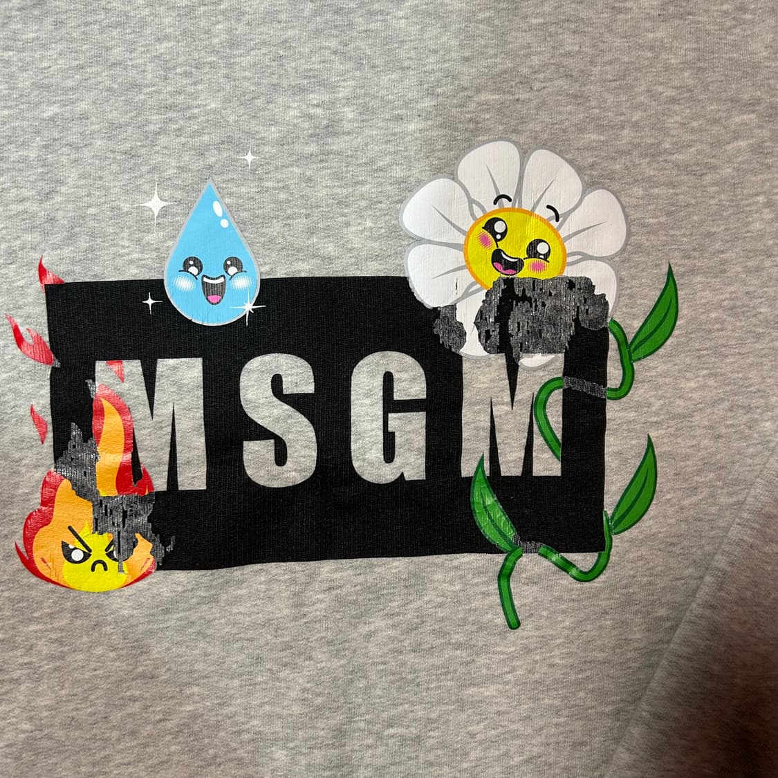 [M] MSGM 카툰 이모지 프린팅 맨투맨 상품이미지2