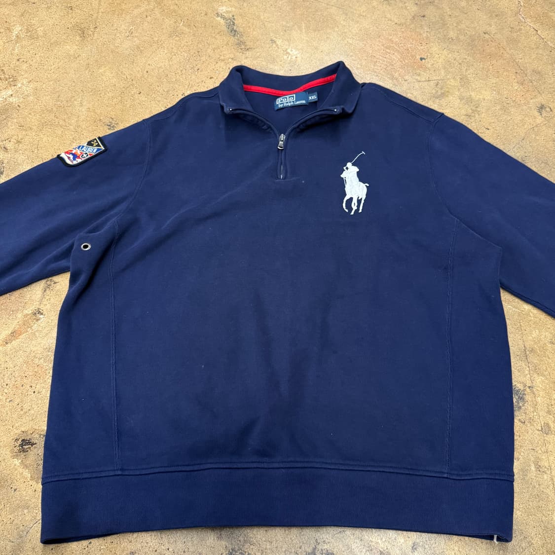 폴로 랄프로렌 네이비 포니 반집업 맨투맨 상품이미지3