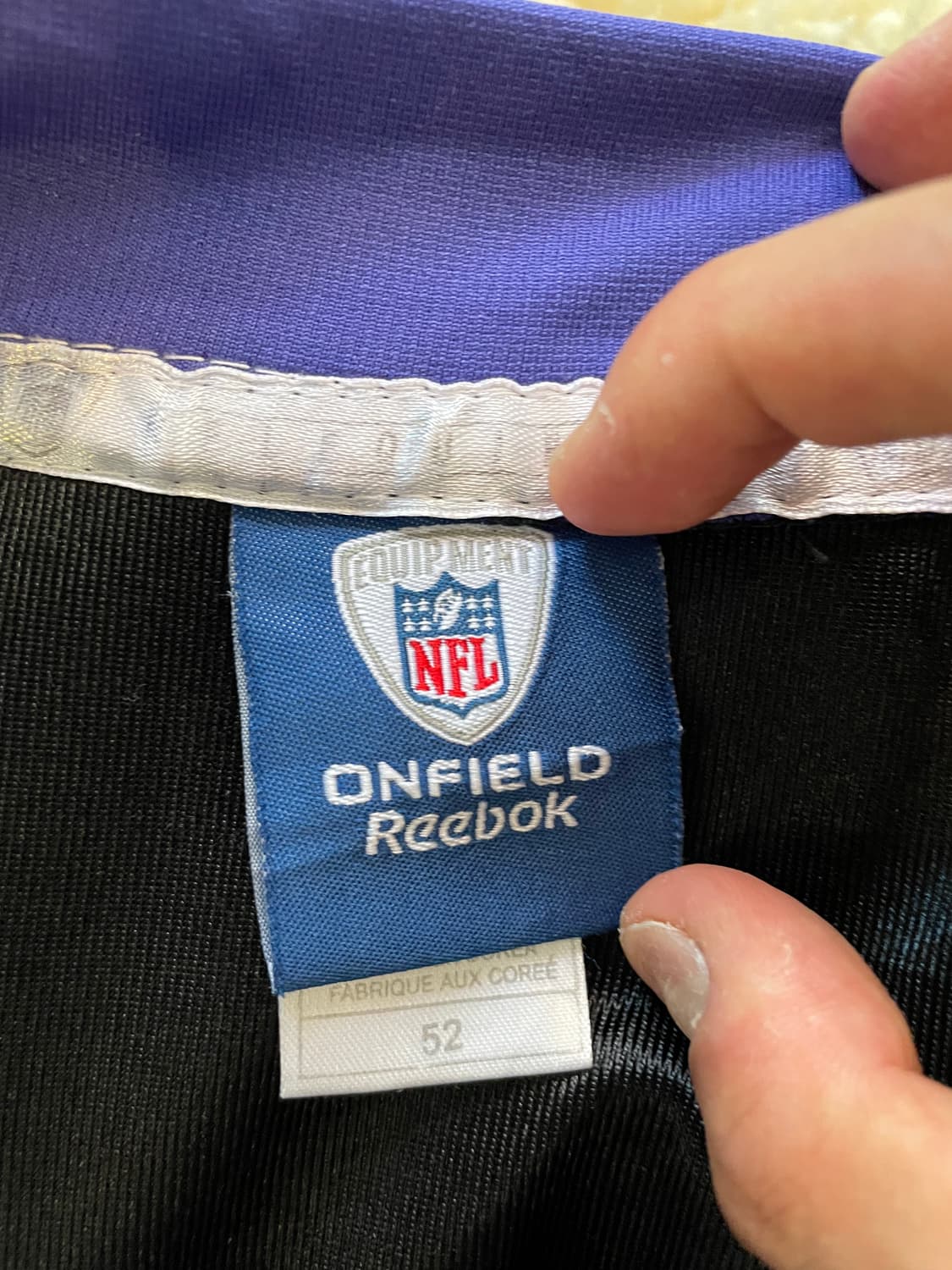 NFL 레이븐스 33번 블랙 럭비 유니폼 상품이미지2