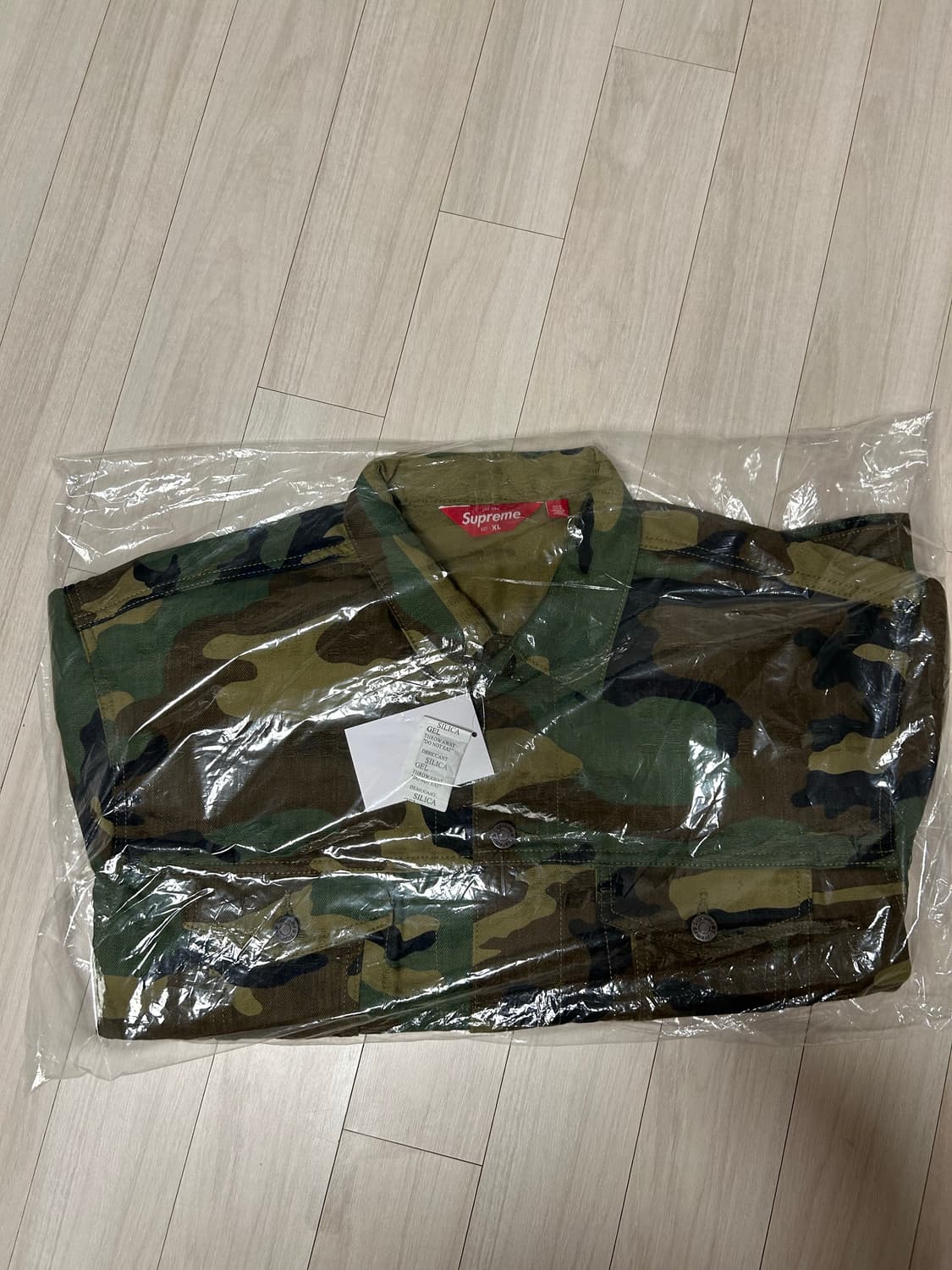 (XL) 슈프림 자가드로고 데님 트러커 - 25fw 상품이미지8