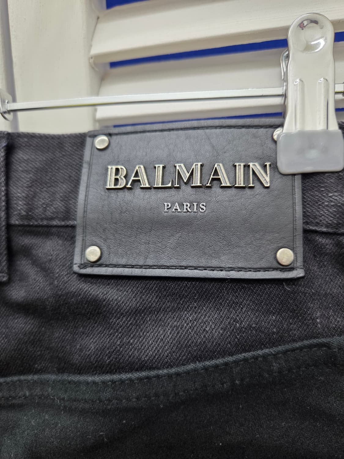 발망 바이커 블랙 데님 상품이미지5