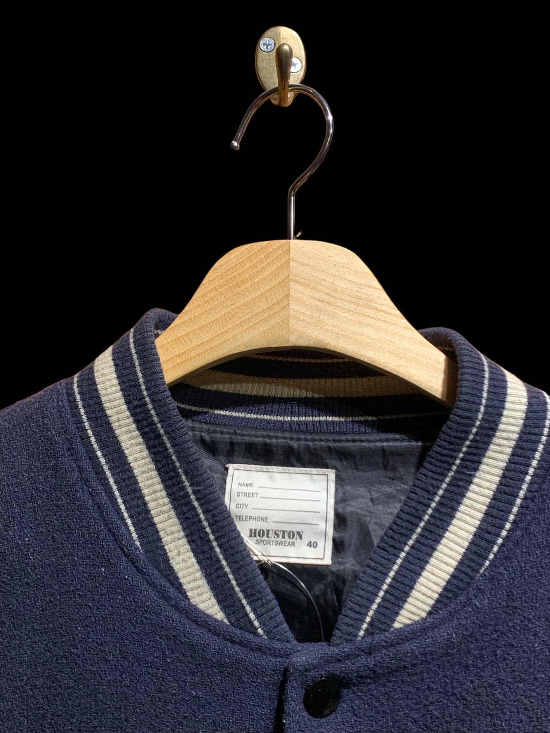 Houston wool varsity jacket  상품이미지5