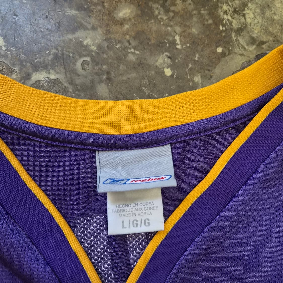 L) 빈티지 리복 LA 레이커스 코비브라이언트 져지 NBA 유니폼 상품이미지3
