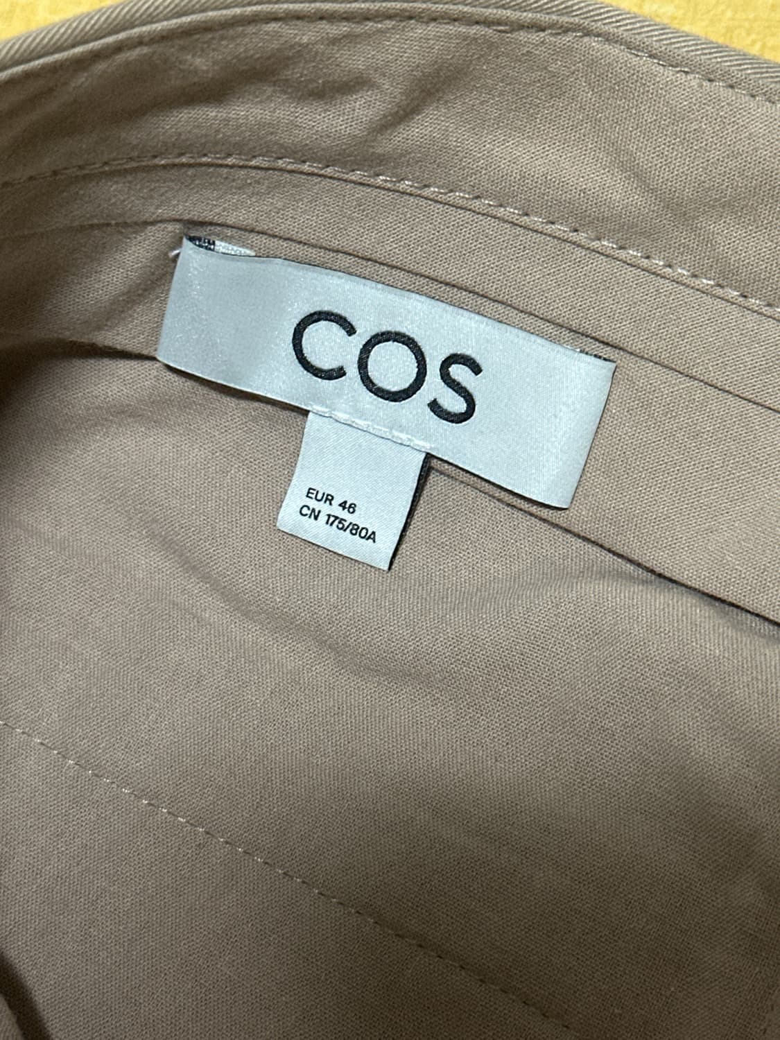 COS 치노팬츠 베이지 46 상품이미지2