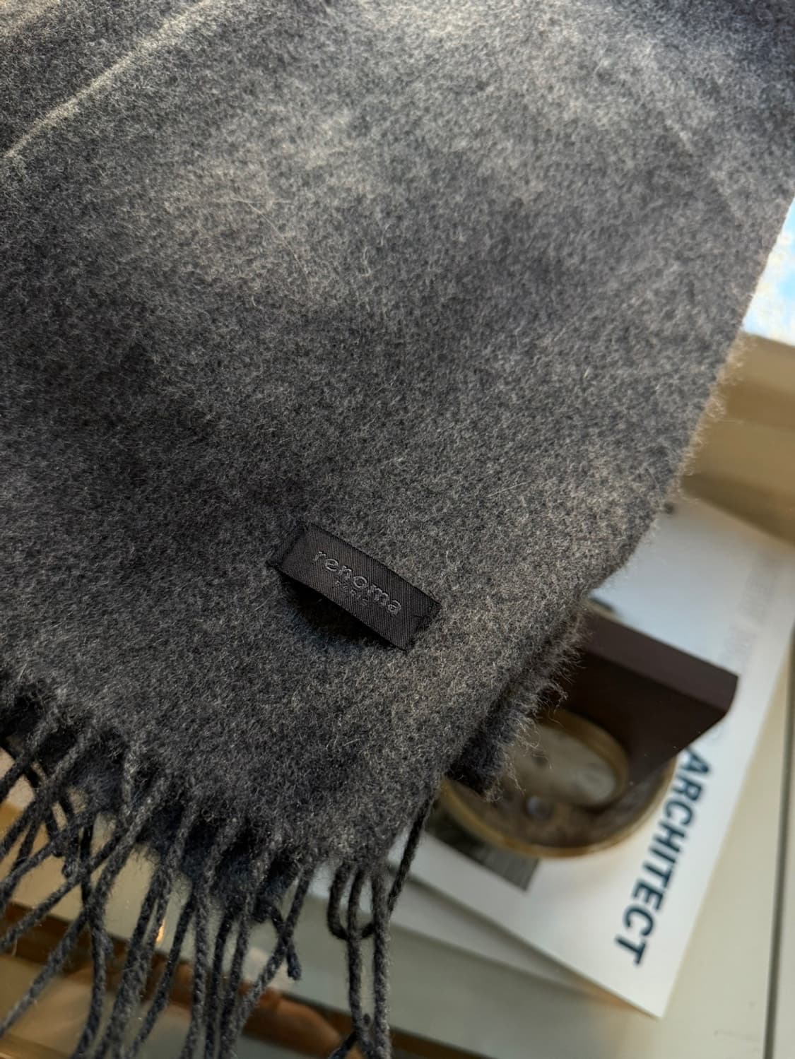 레노마 캐시미어 머플러 상품이미지5