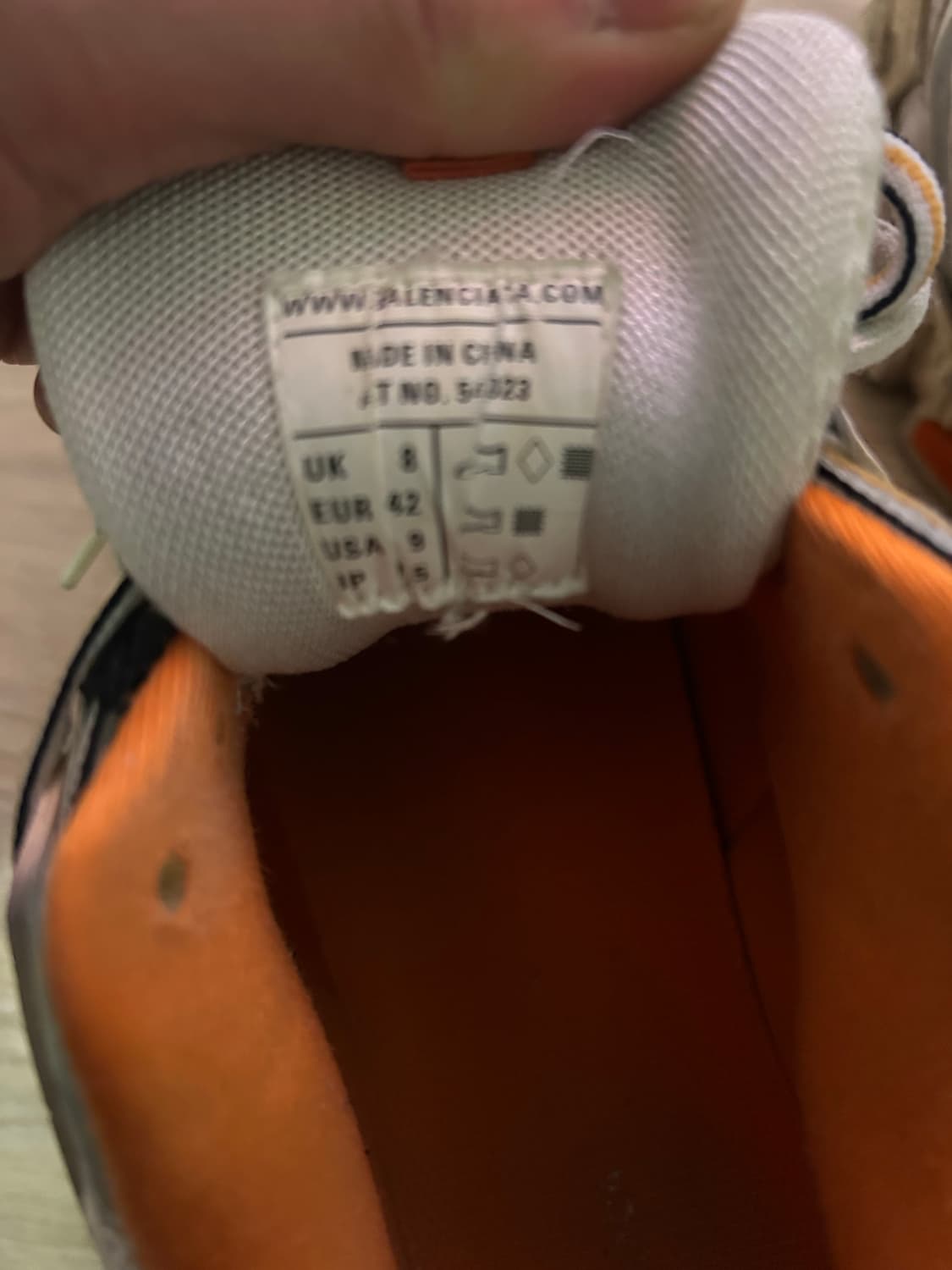 발렌시아가 트랙슈즈 흰주 42 상품이미지3