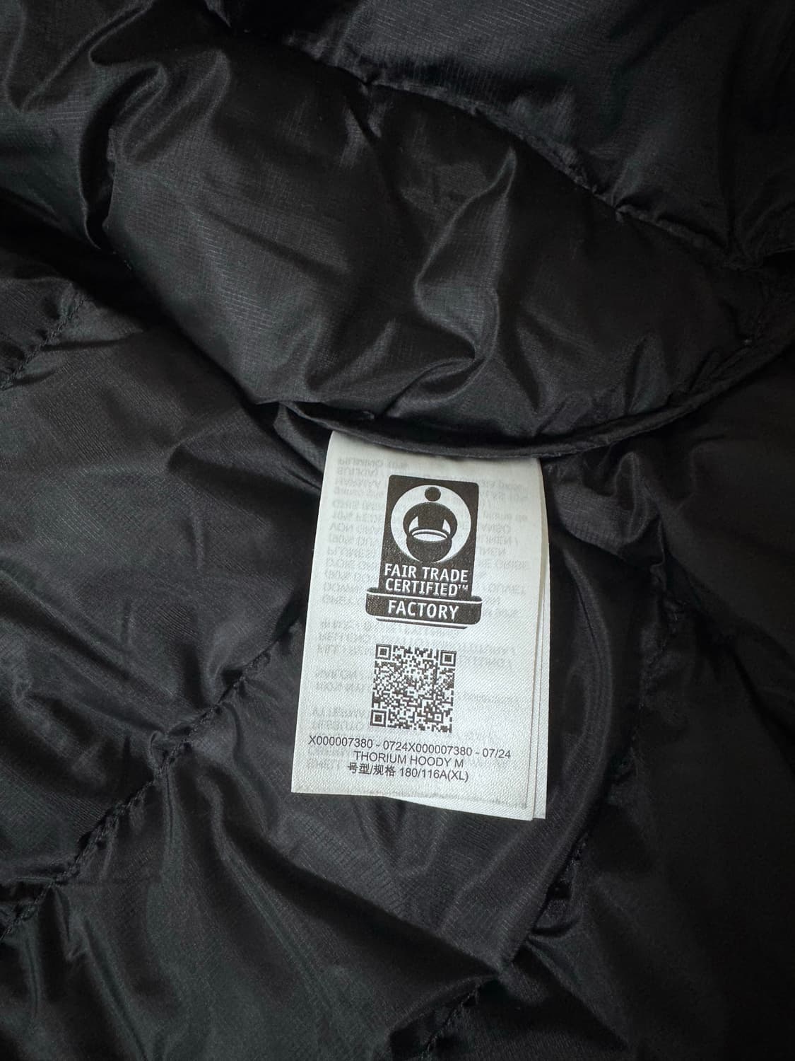 (SS급) 아크테릭스 토륨 후디 블랙 XL 상품이미지10