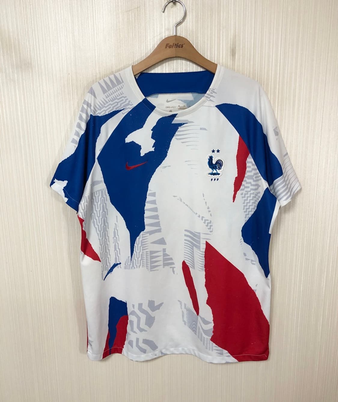 나이키 22-24 프랑스축구국대 프리매치탑/트레이닝져지 XL(해외) 상품이미지1