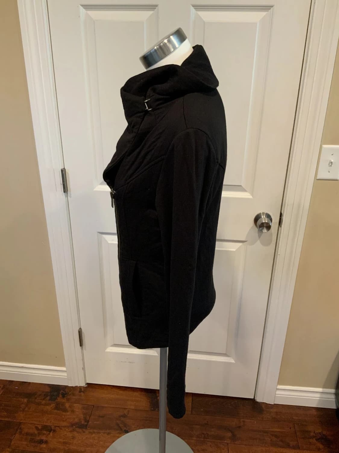 헬무트 랭 비대칭 집업 자켓 블랙 상품이미지5