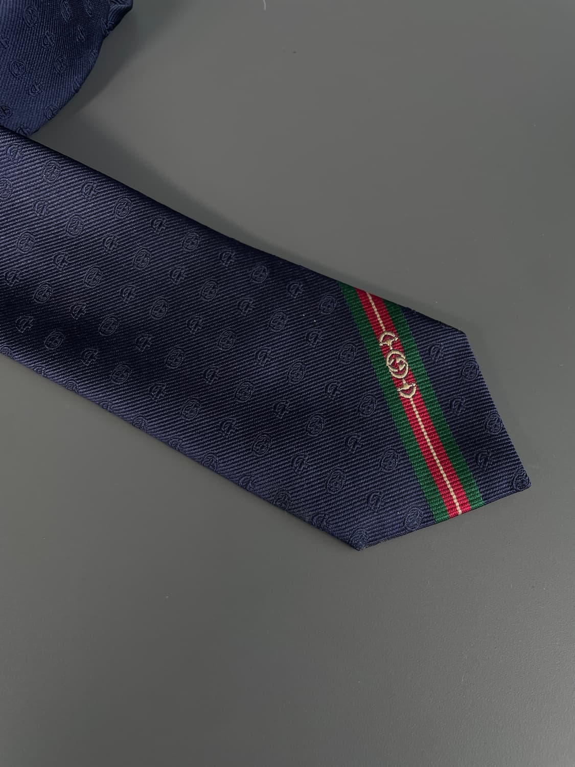 구찌Gucci 더블 G 홀스빗 자카드 실크 타이 상품이미지3