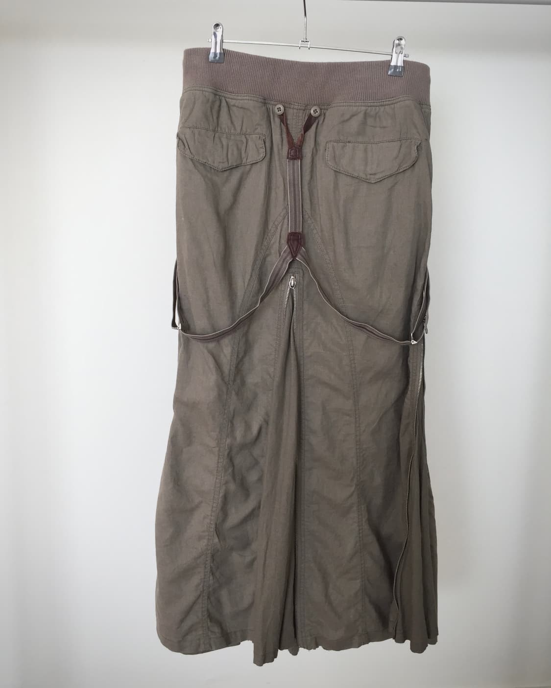 Rare* G.O.A 고아 suspender Zipper skirt 상품이미지2