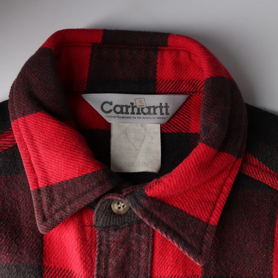 칼하트 버팔로 체크 플란넬 워크 셔츠 M 상품이미지5