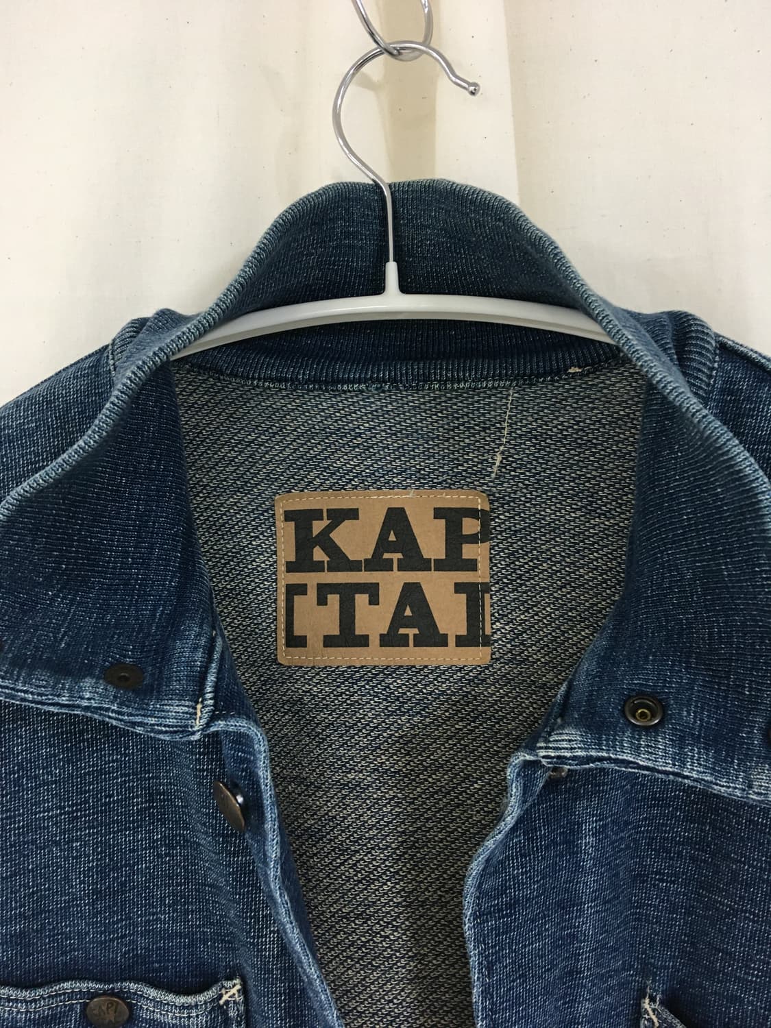 캐피탈 데님 스웻 자켓 상품이미지5