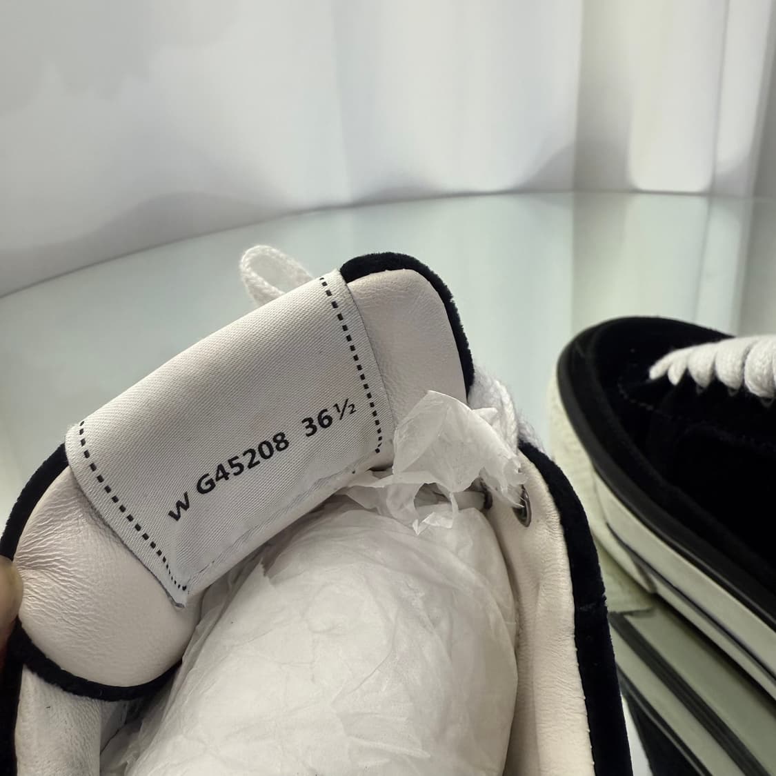 (36.5) 샤넬 마크다운 벨벳 스웨이드 스니커즈,  상품이미지7