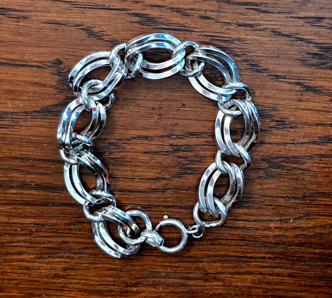 🇺🇸미국 앤틱샵에서 건져온 미드센츄리 은 팔찌 상품이미지1