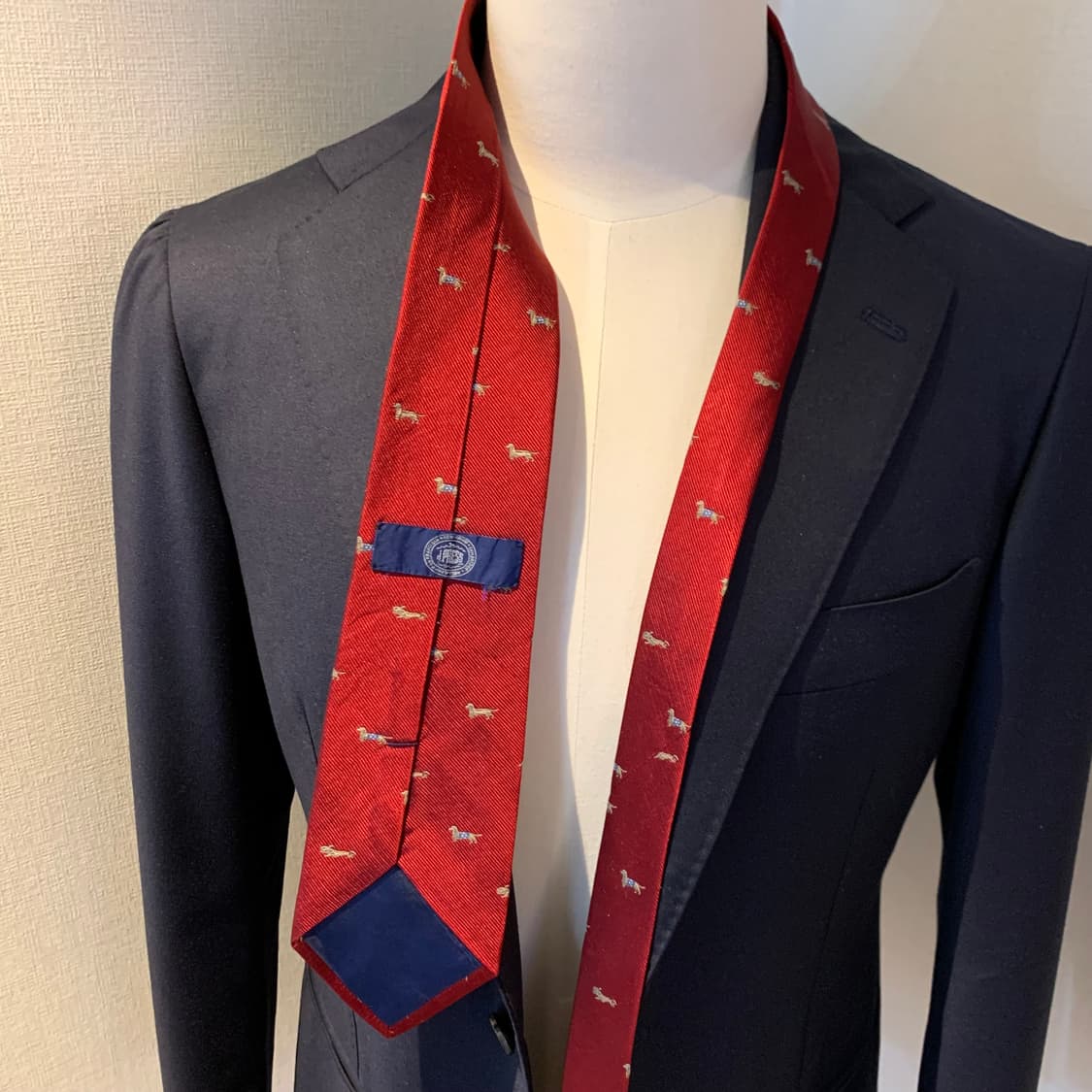 제이프레스 도그패치 명품 100실크 슬림넥타이 A+등급 8.2cm 상품이미지2